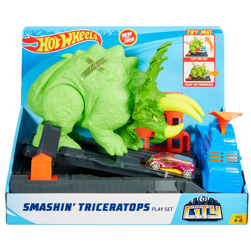 Hotwheels Smashin Triceratops - Outlet Deal